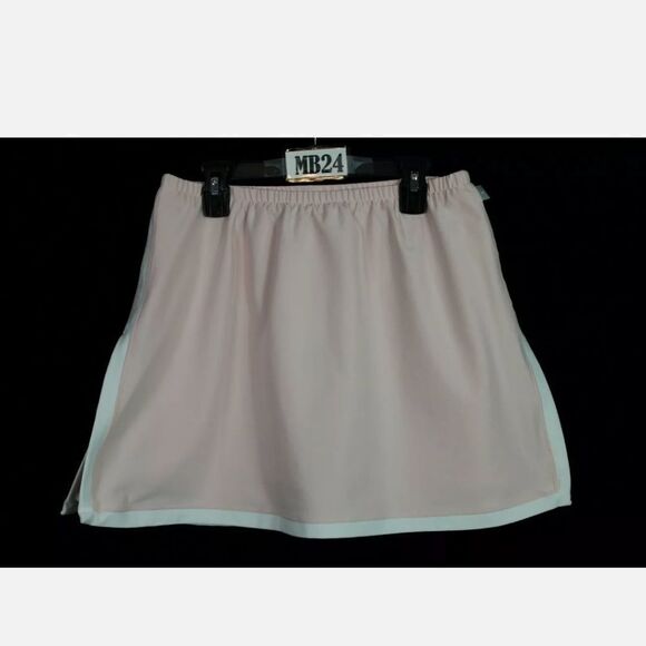 VTG NIKE TENNIS SKORT LIGHT PINK & WHITE SIZE M 8-10 - Picture 1 of 9